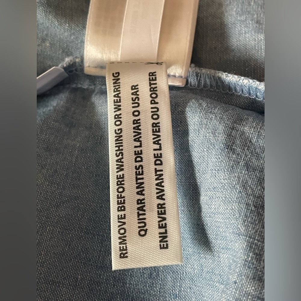 J Crew Chambray top - Picture 8 of 9